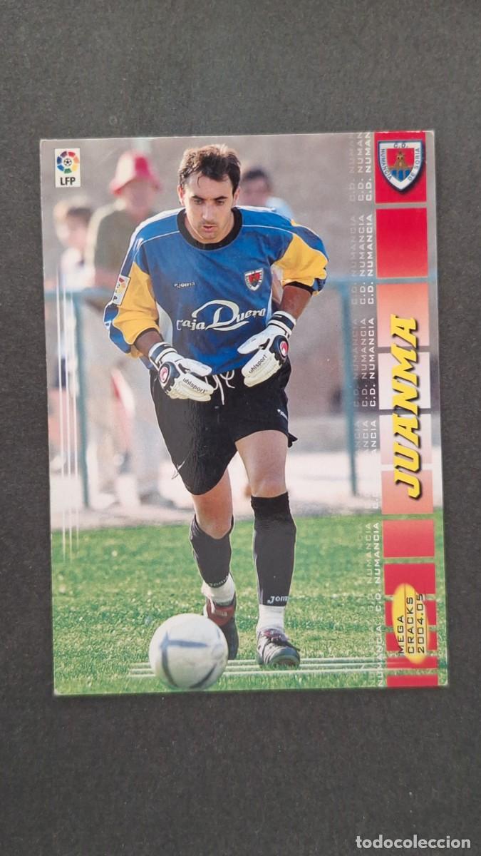 Cromos de F&uacute;tbol: L2 JUANMA C. D. NUMANCIA 218 BIS NUEVA FICHA PANINI MEGACRACKS 2004 2005 04 05
