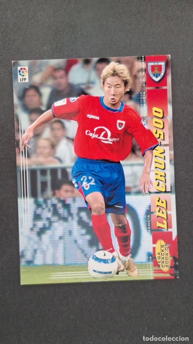 Cromos de F&uacute;tbol: L2 LEE CHUN-SOO C. D. NUMANCIA 231 BIS NUEVA FICHA PANINI MEGACRACKS 2004 2005 04 05