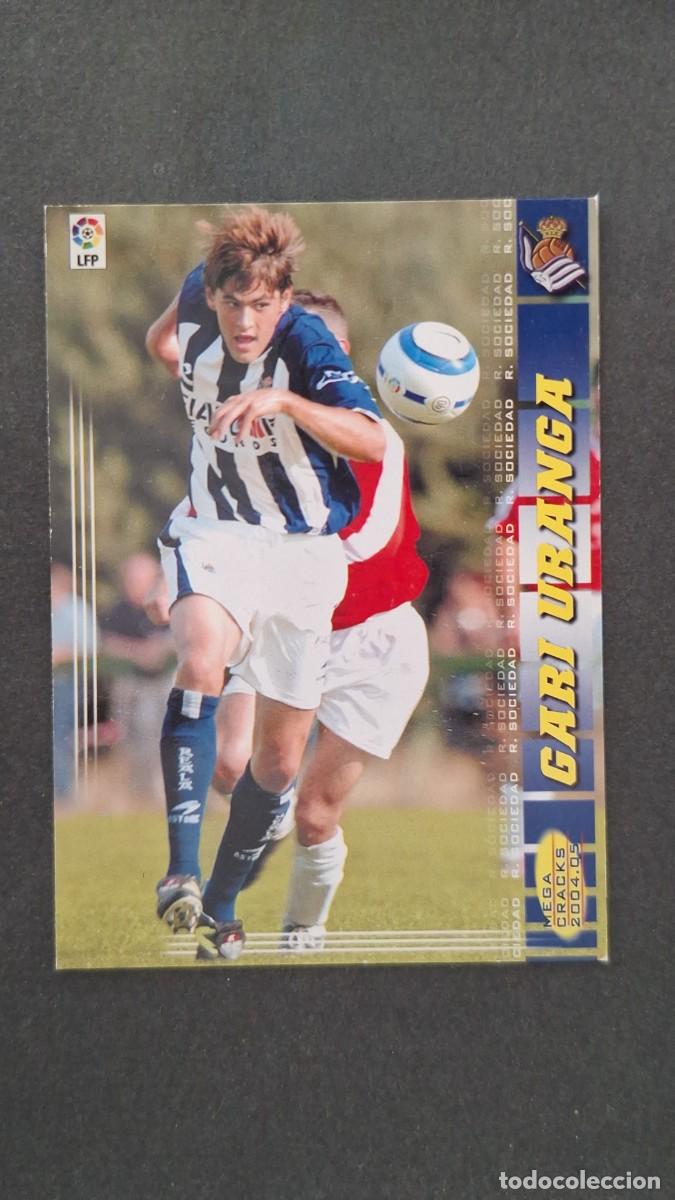 Cromos de F&uacute;tbol: L2 GARI URANGA REAL SOCIEDAD 303 BIS NUEVA FICHA PANINI MEGACRACKS 2004 2005 04 05