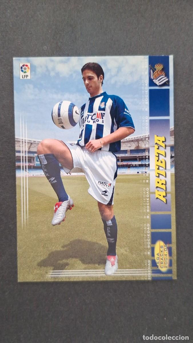 Figurine di Calcio: L2 ARTETA REAL SOCIEDAD 444 NUEVO FICHAJE PANINI MEGACRACKS 2004 2005 04 05