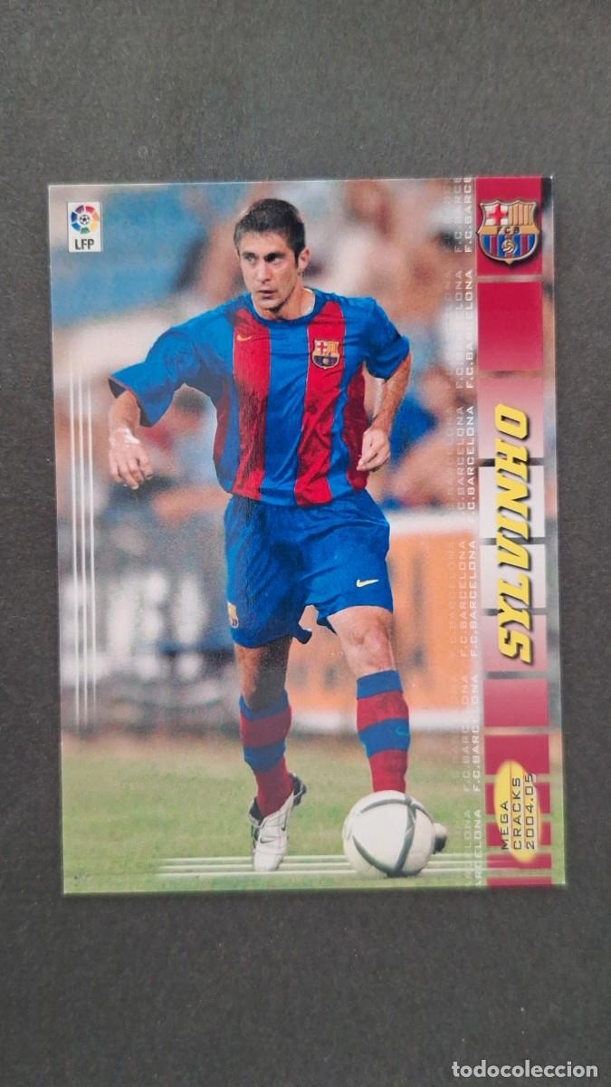 Cromos de Futebol: L2 SYLVINHO F. C. BARCELONA 446 NUEVO FICHAJE PANINI MEGACRACKS 2004 2005 04 05