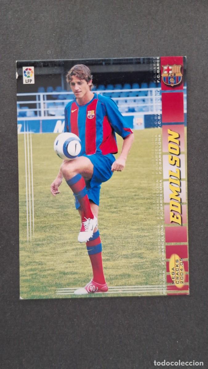 Cromos de F&uacute;tbol: L2 EDMILSON F. C. BARCELONA 453 NUEVO FICHAJE PANINI MEGACRACKS 2004 2005 04 05