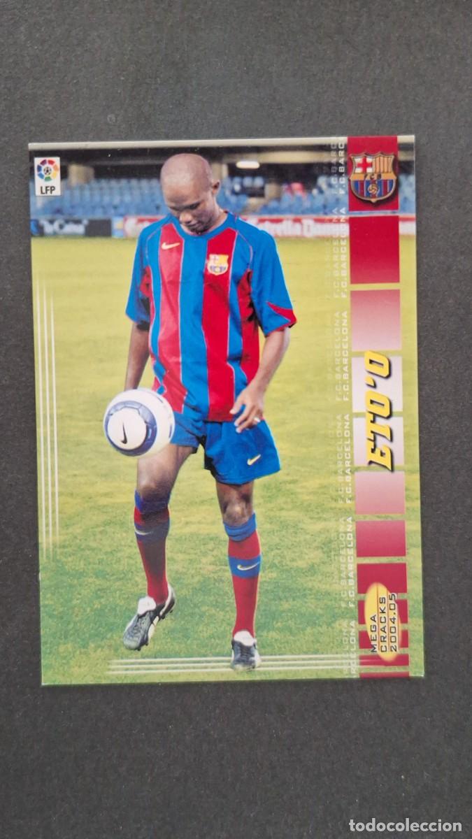 Cromos de F&uacute;tbol: L2 ETO'O F. C. BARCELONA 465 NUEVO FICHAJE PANINI MEGACRACKS 2004 2005 04 05