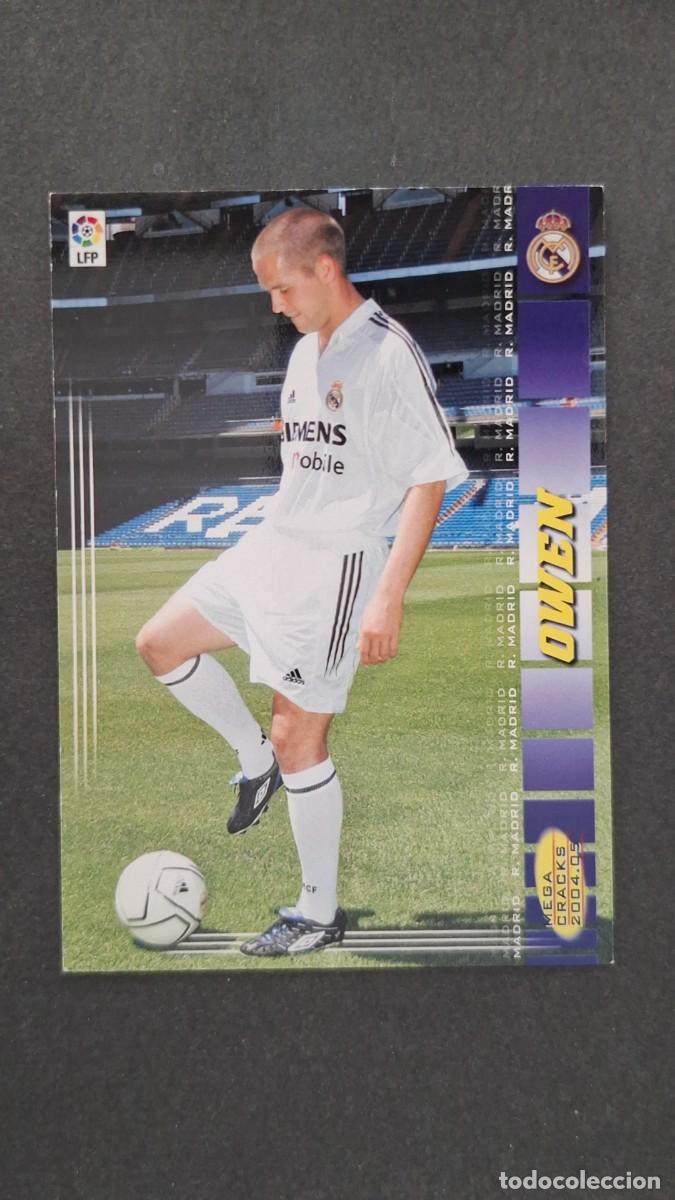 Cromos de F&uacute;tbol: L2 OWEN REAL MADRID 466 NUEVO FICHAJE PANINI MEGACRACKS 2004 2005 04 05