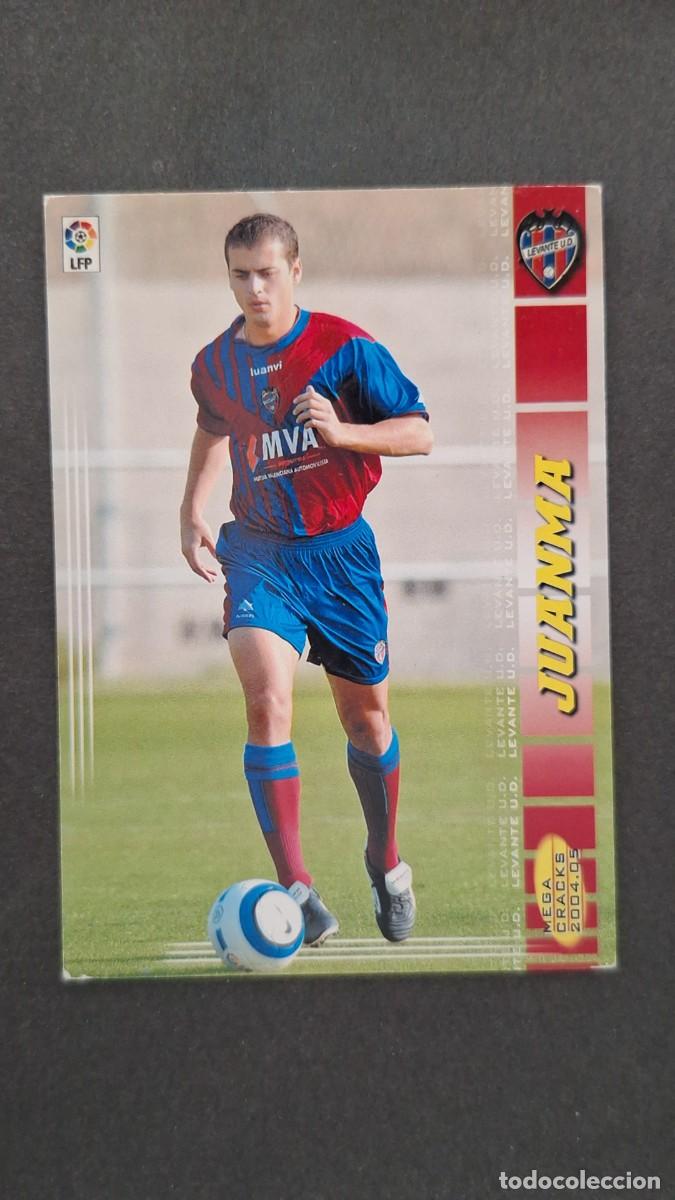 Cromos de F&uacute;tbol: L2 JUANMA LEVANTE U. D. 479 NUEVO FICHAJE PANINI MEGACRACKS 2004 2005 04 05