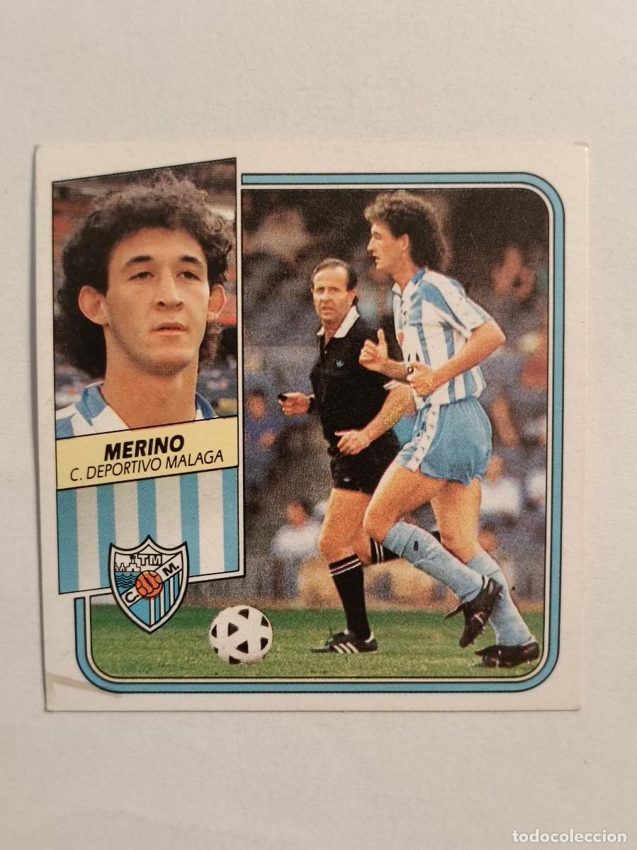 Cromos de F&uacute;tbol: MERINO C.D. MALAGA LIGA 89/90 ESTE