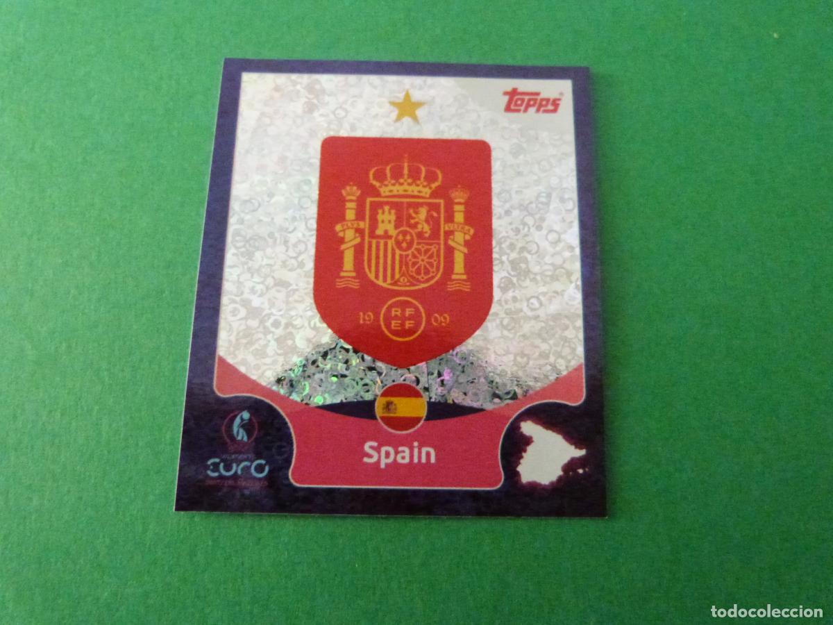 Cromos de F&uacute;tbol: CROMO FUTBOL ESCUDO ESPA&Ntilde;A SIN PEGAR N&ordm; 7 EUROCOPA EURO FEMENINA SUIZA 2025 TOPPS
