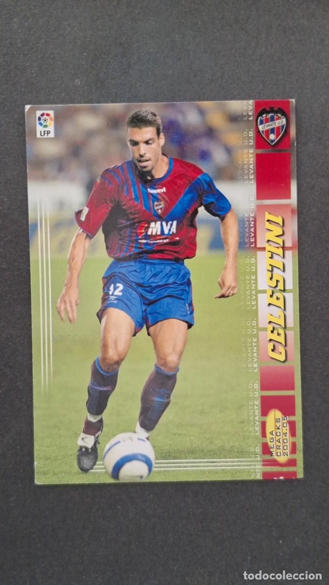 Cromos de F&uacute;tbol: L2 CELESTINI LEVANTE U. D. 486 NUEVO FICHAJE PANINI MEGACRACKS 2004 2005 04 05