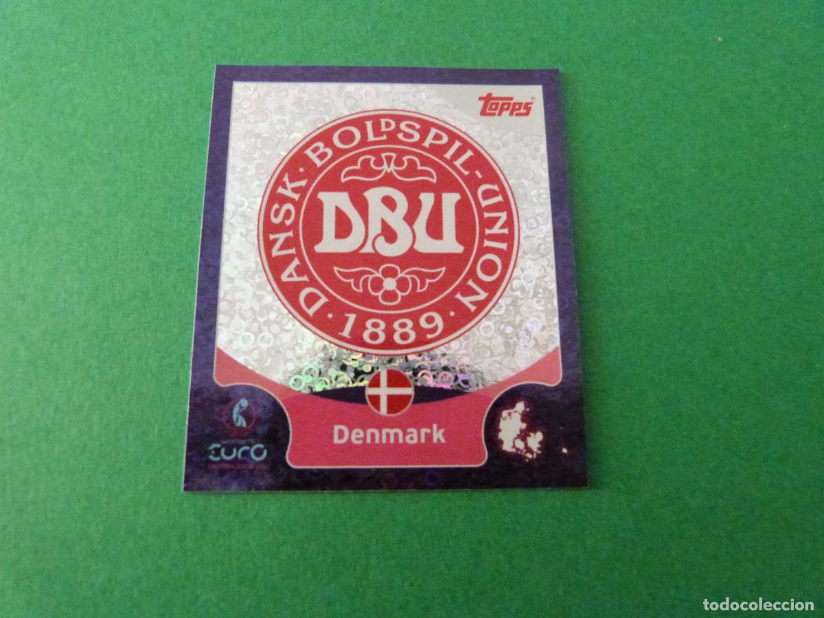 Cromos de F&uacute;tbol: CROMO FUTBOL ESCUDO DINAMARCA SIN PEGAR N&ordm; 8 EUROCOPA EURO FEMENINA SUIZA 2025 TOPPS
