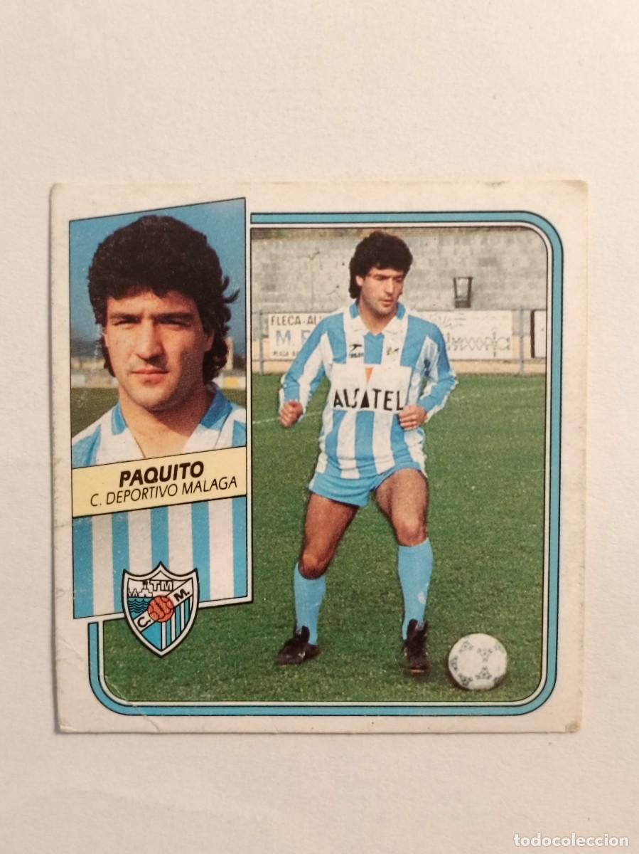 Cromos de F&uacute;tbol: PAQUITO C.D. MALAGA LIGA 89/90 ESTE