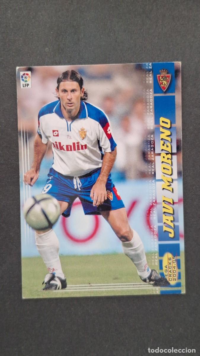 Cromos de F&uacute;tbol: L2 JAVI MORENO REAL ZARAGOZA 492 NUEVO FICHAJE PANINI MEGACRACKS 2004 2005 04 05