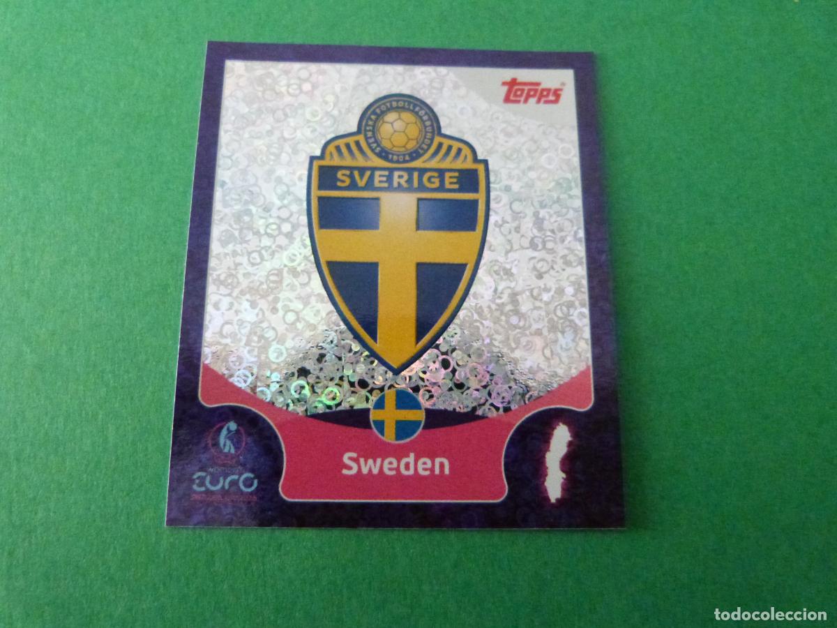 Cromos de F&uacute;tbol: CROMO FUTBOL ESCUDO SUECIA SIN PEGAR N&ordm; 19 EUROCOPA EURO FEMENINA SUIZA 2025 TOPPS