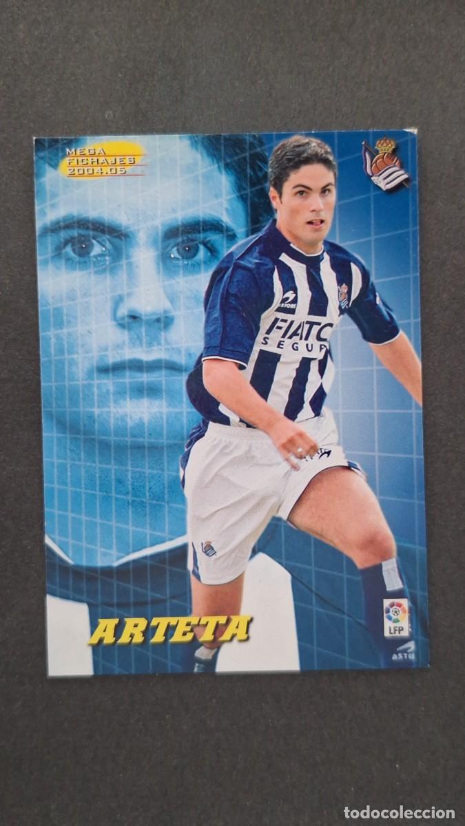 Cromos de F&uacute;tbol: L2 ARTETA REAL SOCIEDAD 496 MEGA FICHAJE PANINI MEGACRACKS 2004 2005 04 05