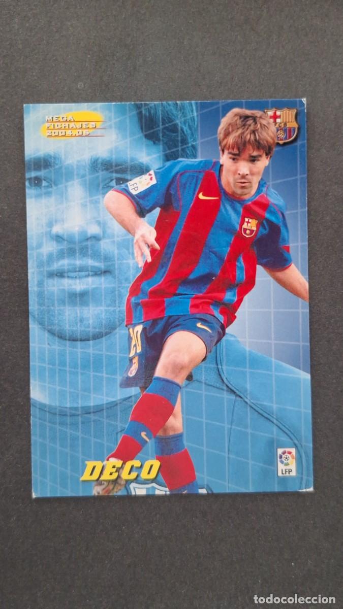 Cromos de F&uacute;tbol: L2 DECO F. C. BARCELONA 497 MEGA FICHAJE PANINI MEGACRACKS 2004 2005 04 05