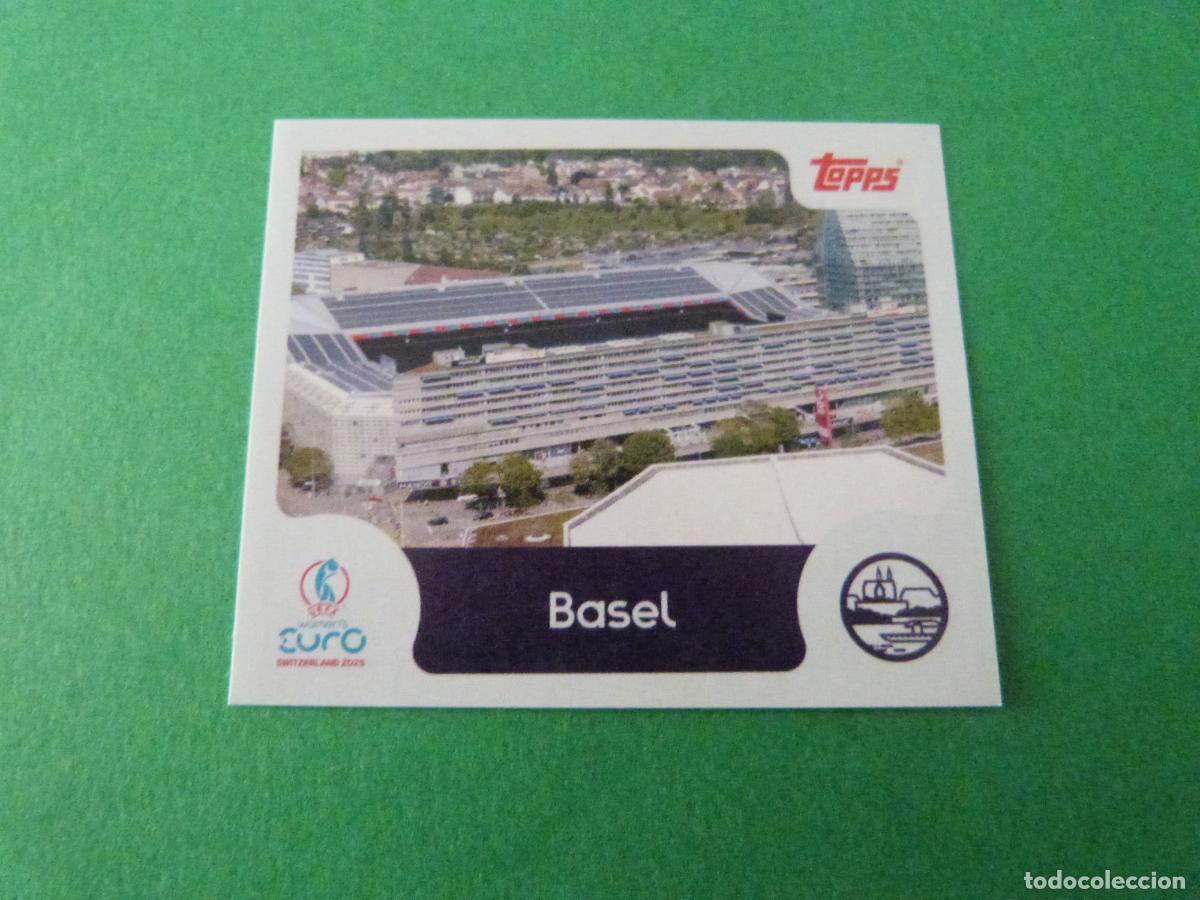 Cromos de F&uacute;tbol: CROMO FUTBOL ESTADIO BASEL BASILEA SIN PEGAR N&ordm; 21 EUROCOPA EURO FEMENINA SUIZA 2025 TOPPS