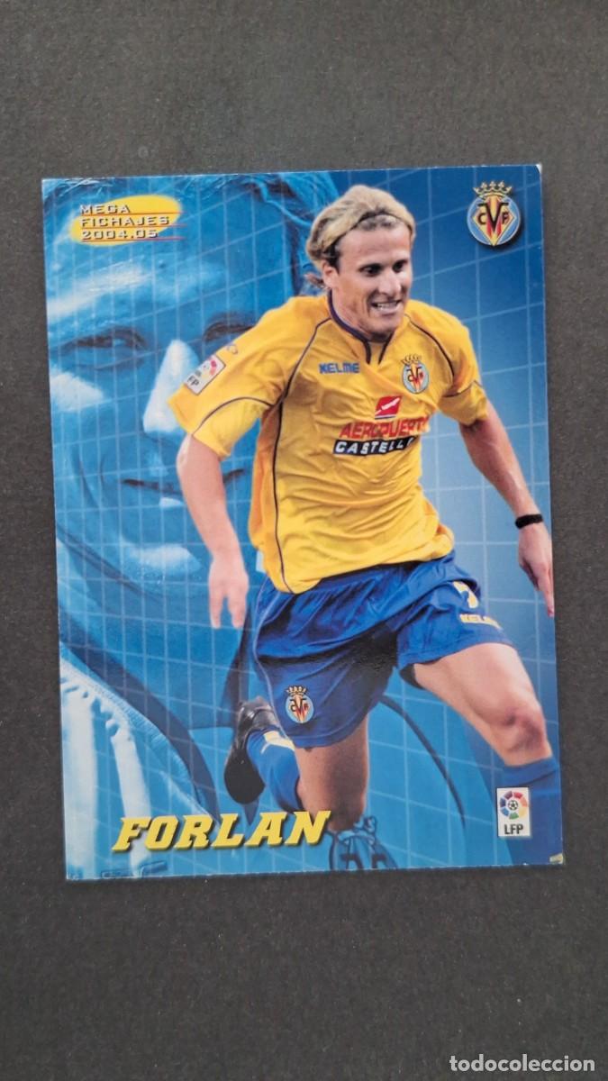 Fu&szlig;ball-Sticker: L2 FORLAN VILLARREAL C. F. 500 MEGA FICHAJE PANINI MEGACRACKS 2004 2005 04 05