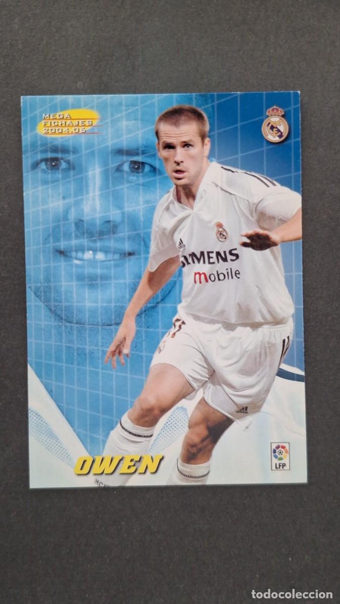 Cromos de F&uacute;tbol: L2 OWEN REAL MADRID 502 MEGA FICHAJE PANINI MEGACRACKS 2004 2005 04 05