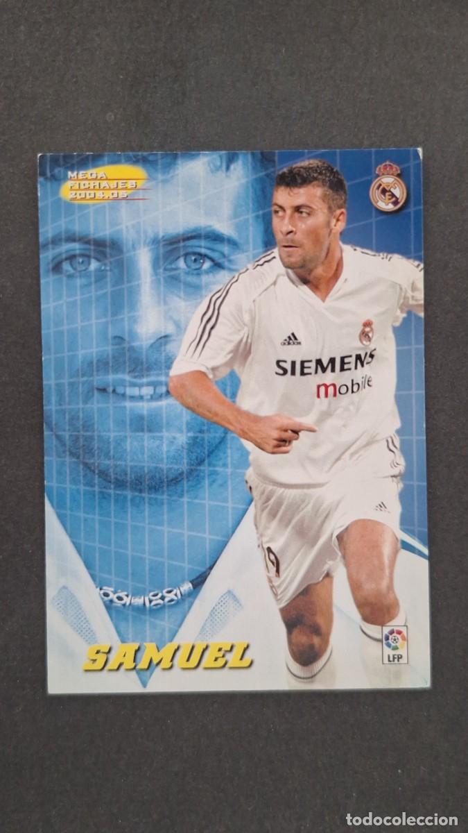 Cromos de F&uacute;tbol: L2 SAMUEL REAL MADRID 504 MEGA FICHAJE PANINI MEGACRACKS 2004 2005 04 05