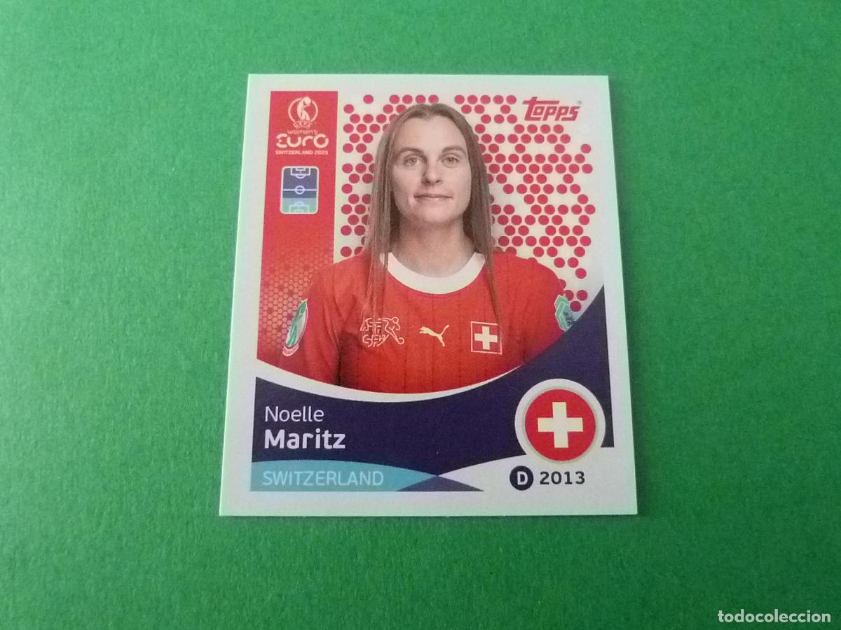 Cromos de Futebol: CROMO FUTBOL MARITZ SUIZA SIN PEGAR N&ordm; 32 EUROCOPA EURO FEMENINA SUIZA 2025 TOPPS