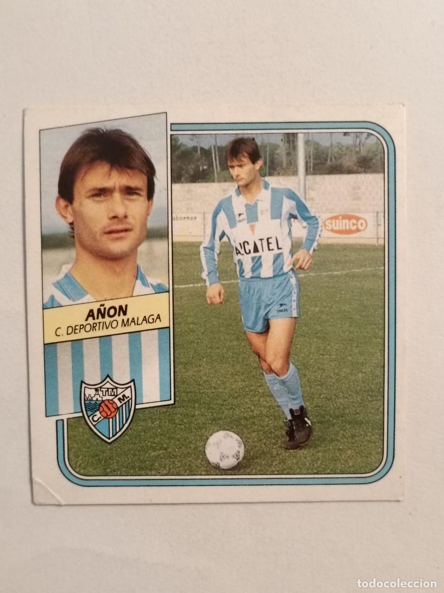 Cromos de F&uacute;tbol: A&Ntilde;ON C.D. MALAGA LIGA 89/90 ESTE