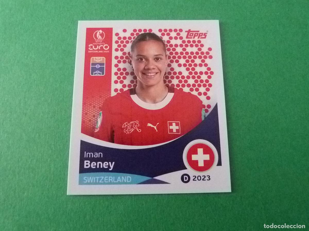 Cromos de Futebol: CROMO FUTBOL BENEY SUIZA SIN PEGAR N&ordm; 40 EUROCOPA EURO FEMENINA SUIZA 2025 TOPPS