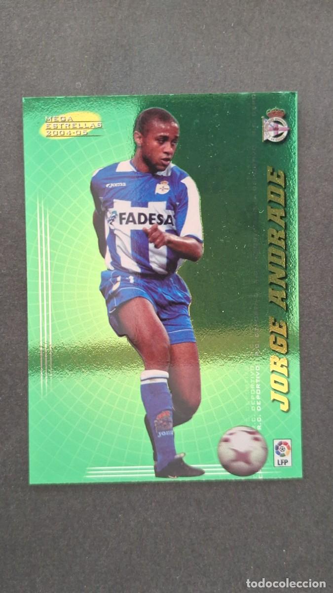 Cartes &agrave; collectionner de Football: L2 JORGE ANDRADE DEPORTIVO DE LA CORU&Ntilde;A 367 MEGA ESTRELLAS PANINI MEGACRACKS 2004 2005 04 05