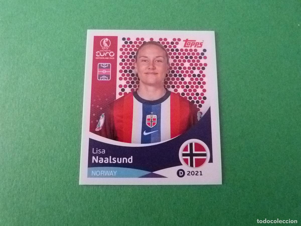 Cromos de Futebol: CROMO FUTBOL NAALSUND NORUEGA SIN PEGAR N&ordm; 54 EUROCOPA EURO FEMENINA SUIZA 2025 TOPPS