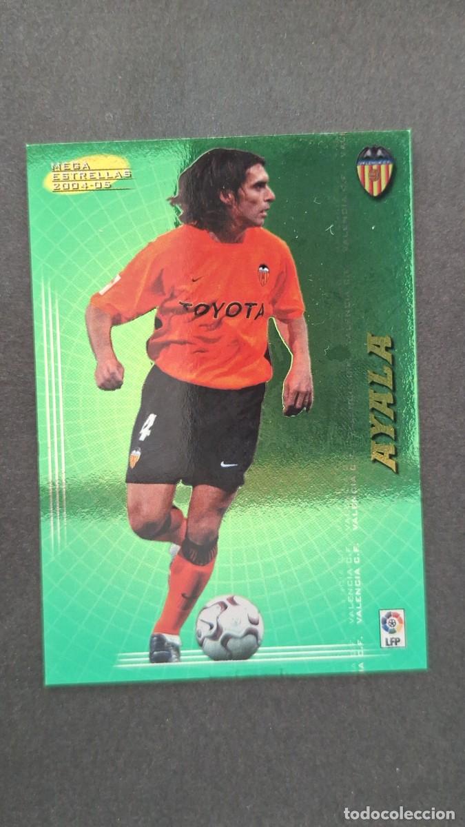 Cartes &agrave; collectionner de Football: L2 AYALA VALENCIA C. F. 369 MEGA ESTRELLAS PANINI MEGACRACKS 2004 2005 04 05