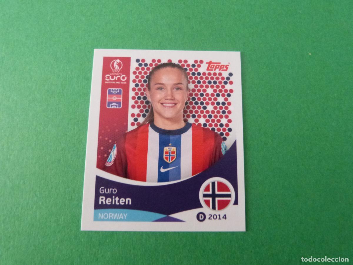 Cromos de Futebol: CROMO FUTBOL REITEN NORUEGA SIN PEGAR N&ordm; 56 EUROCOPA EURO FEMENINA SUIZA 2025 TOPPS