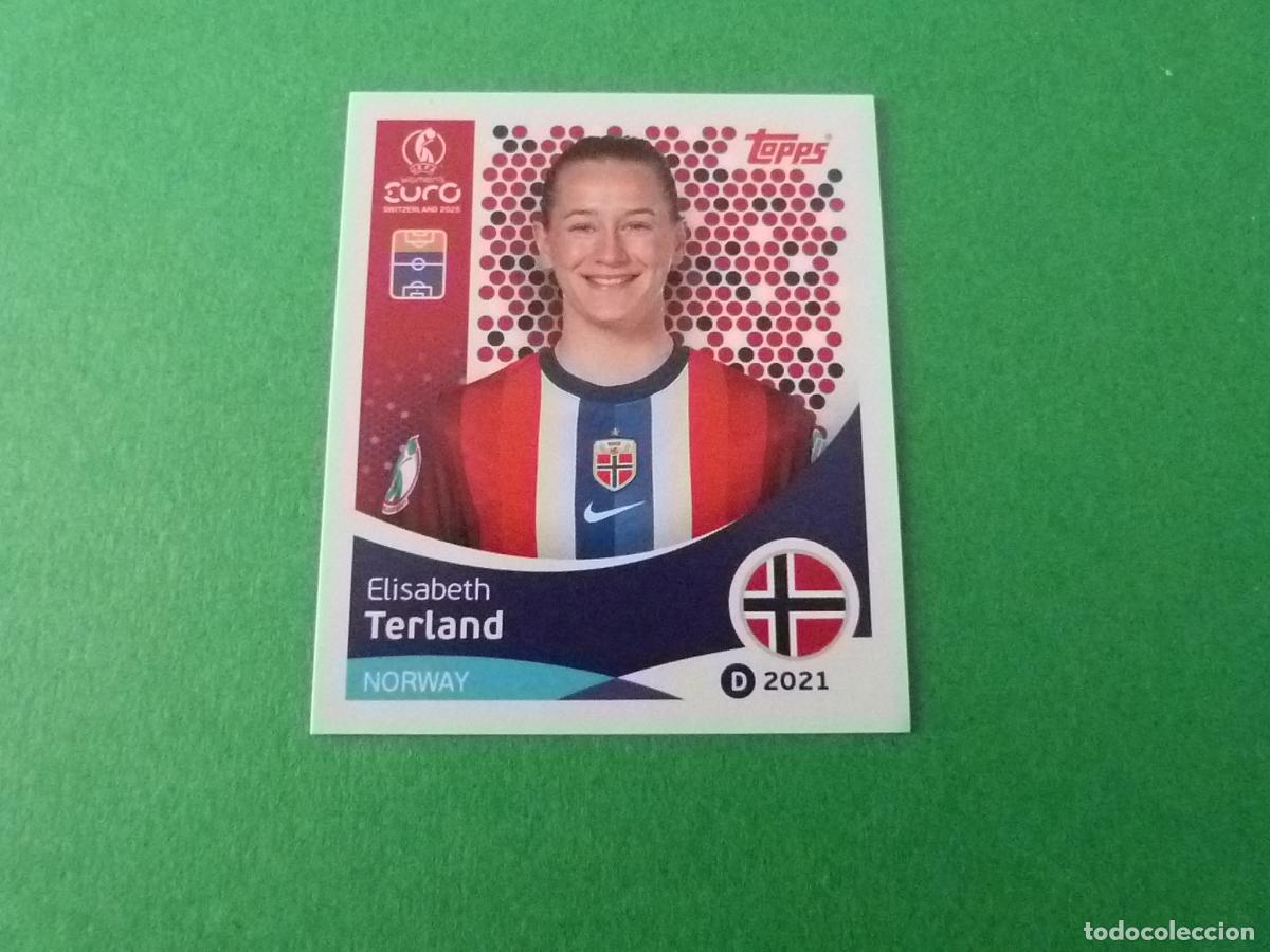 Figurine di Calcio: CROMO FUTBOL TERLAND NORUEGA SIN PEGAR N&ordm; 59 EUROCOPA EURO FEMENINA SUIZA 2025 TOPPS