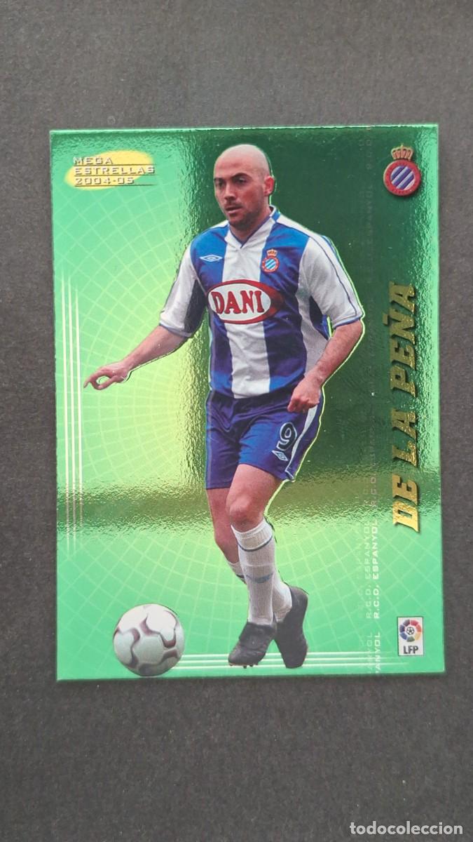Cromos de F&uacute;tbol: L2 DE LA PE&Ntilde;A R. C. D. ESPA&Ntilde;OL 373 MEGA ESTRELLAS PANINI MEGACRACKS 2004 2005 04 05