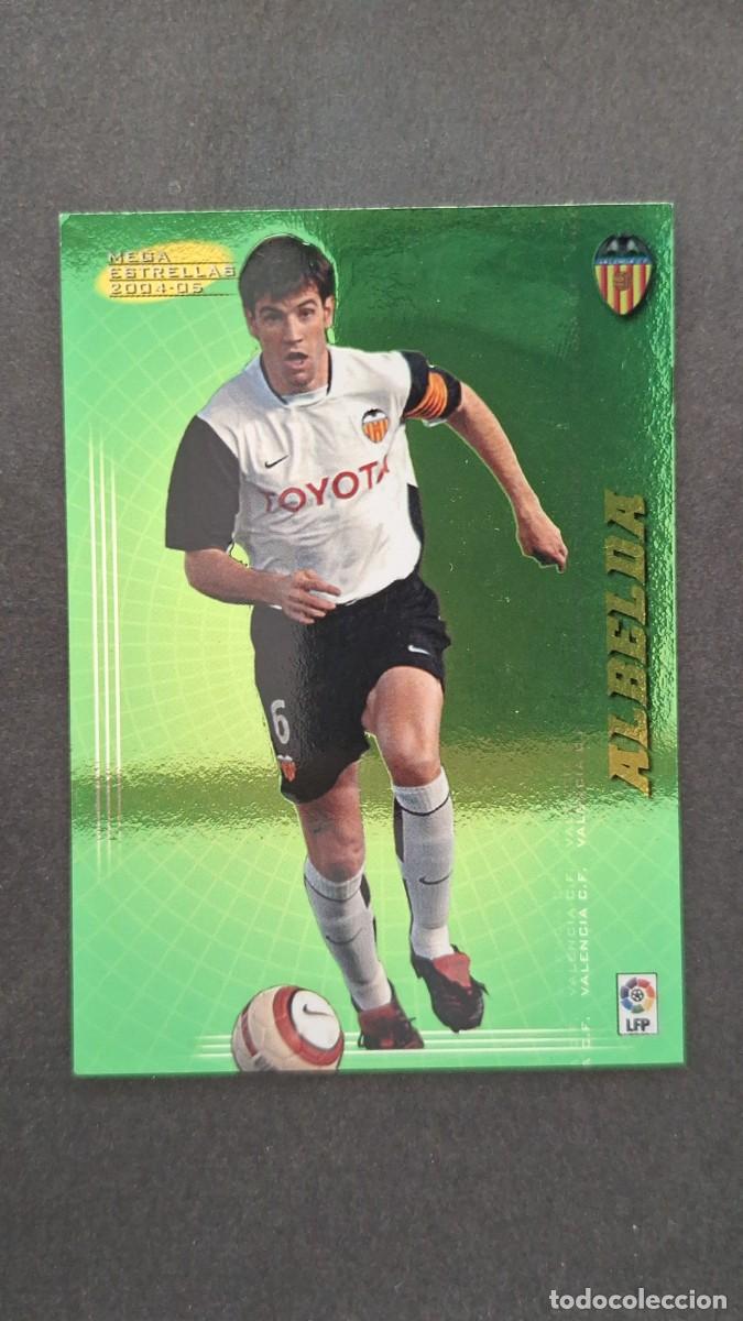Cromos de F&uacute;tbol: L2 ALBELDA VALENCIA C. F. 374 MEGA ESTRELLAS PANINI MEGACRACKS 2004 2005 04 05