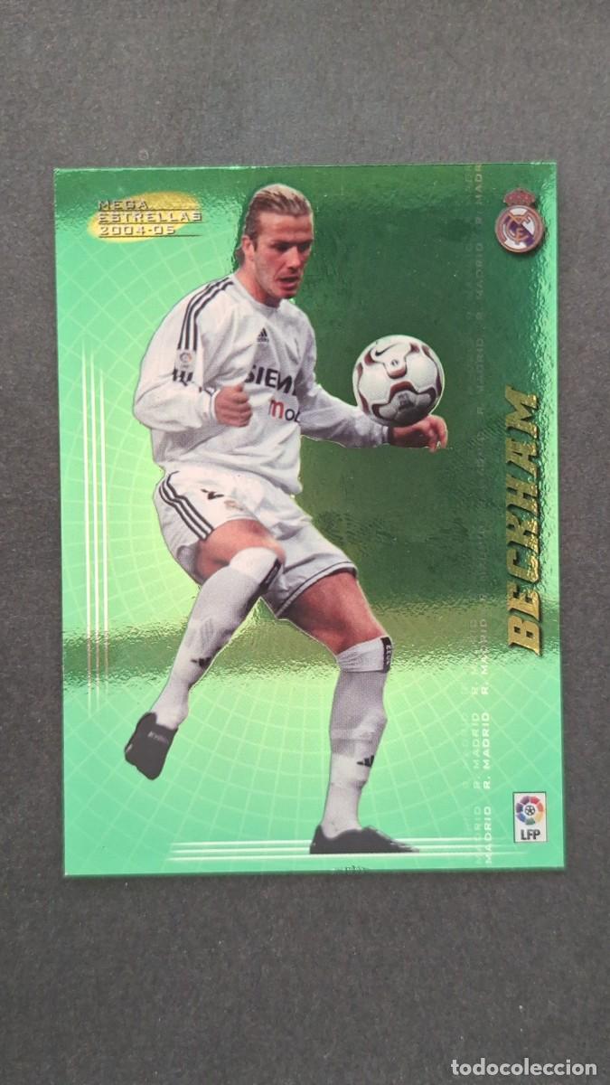 Cromos de F&uacute;tbol: L2 BECKHAM REAL MADRID 376 MEGA ESTRELLAS PANINI MEGACRACKS 2004 2005 04 05