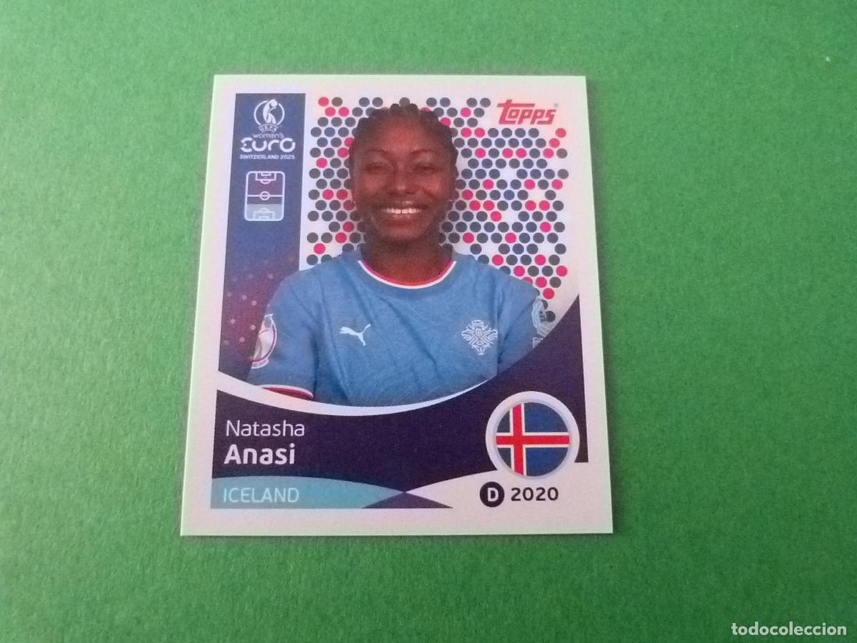 Cromos de F&uacute;tbol: CROMO FUTBOL ANASI ISLANDIA SIN PEGAR N&ordm; 67 EUROCOPA EURO FEMENINA SUIZA 2025 TOPPS