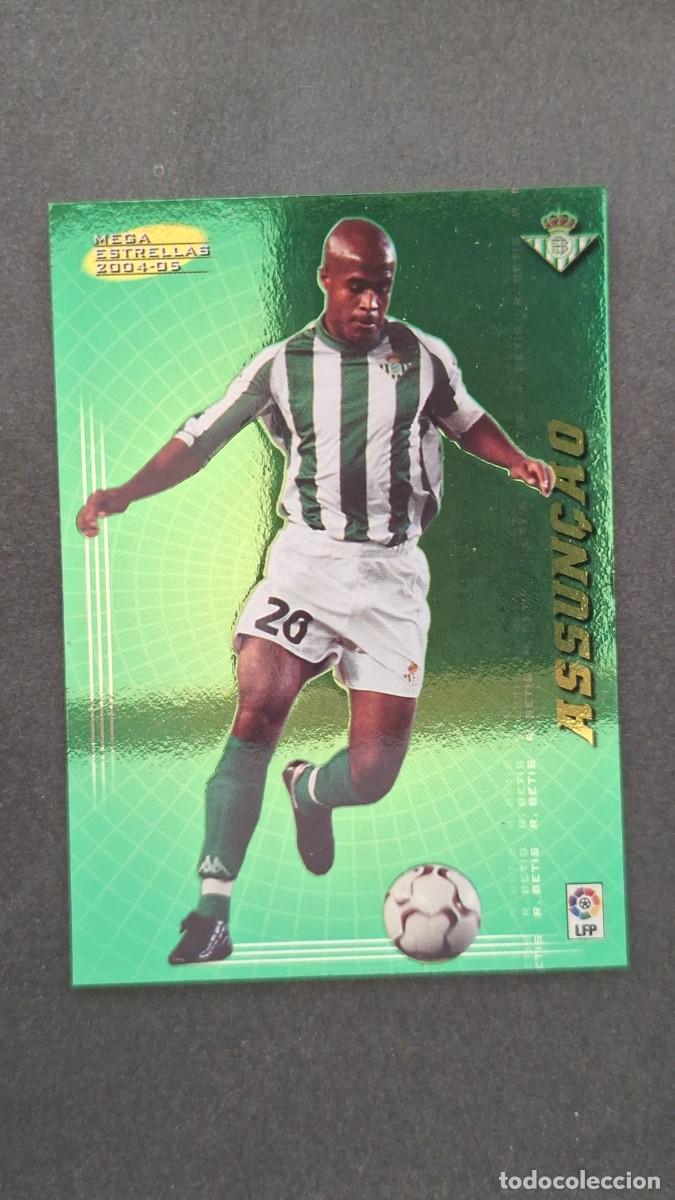 Cromos de F&uacute;tbol: L2 ASSUN&Ccedil;AO REAL BETIS BALOMPIE 378 MEGA ESTRELLAS PANINI MEGACRACKS 2004 2005 04 05