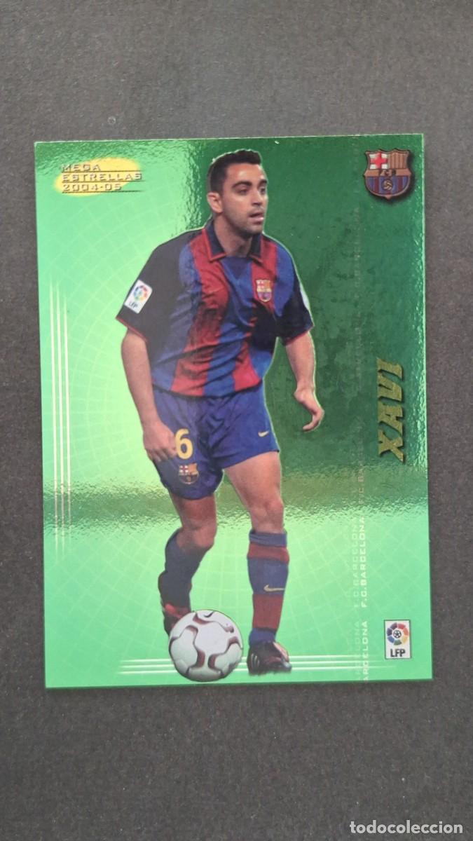 Cromos de F&uacute;tbol: L2 XAVI F. C. BARCELONA 379 MEGA ESTRELLAS PANINI MEGACRACKS 2004 2005 04 05