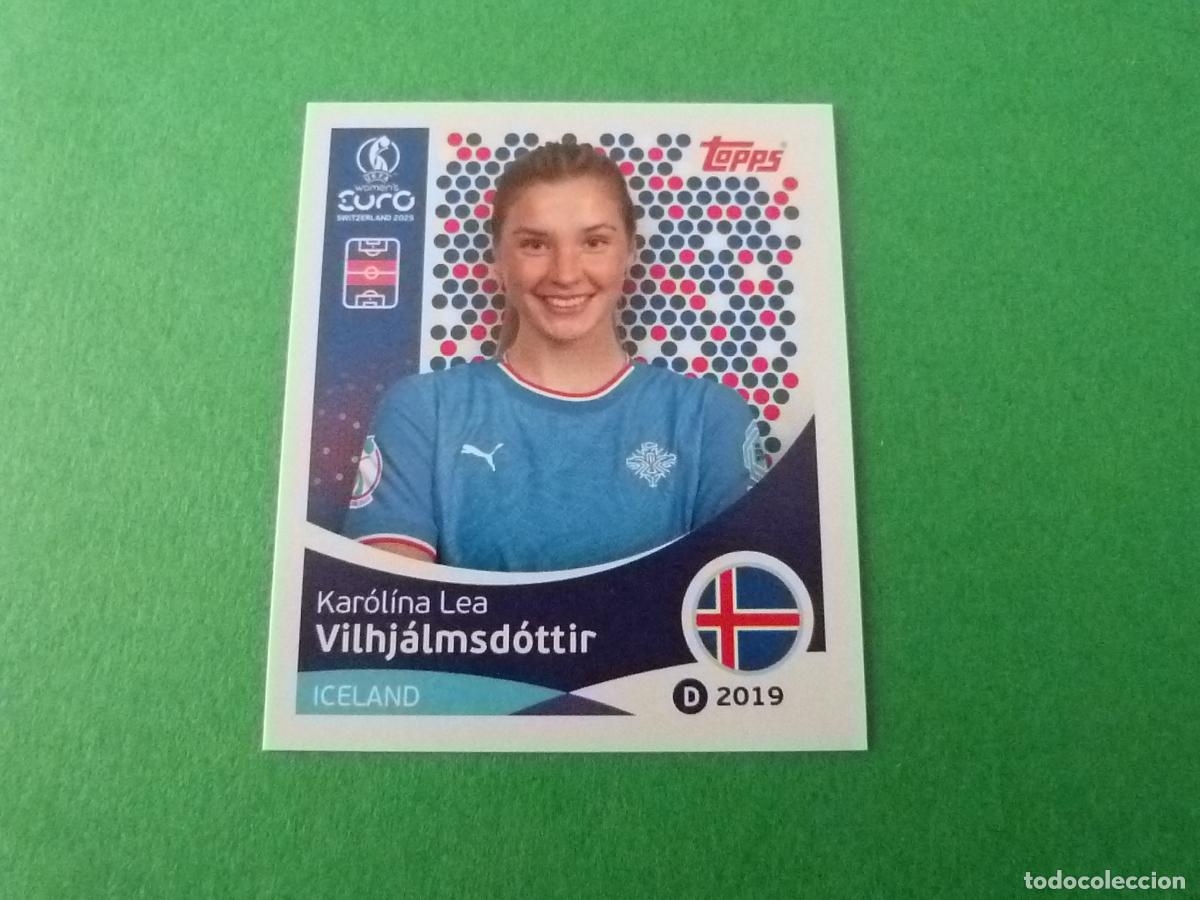 Cromos de F&uacute;tbol: CROMO FUTBOL VILHJALMSDOTTIR ISLANDIA SIN PEGAR N&ordm; 71 EUROCOPA EURO FEMENINA SUIZA 2025 TOPPS
