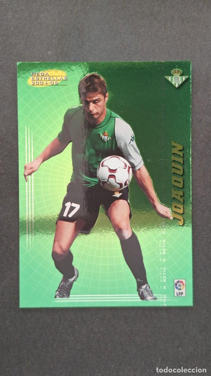 Cromos de F&uacute;tbol: L2 JOAQUIN REAL BETIS BALOMPIE 380 MEGA ESTRELLAS PANINI MEGACRACKS 2004 2005 04 05