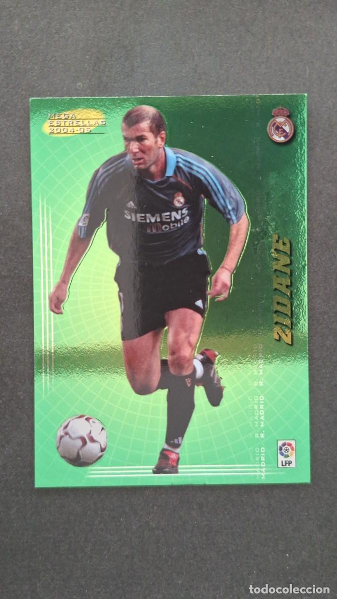 Cromos de F&uacute;tbol: L2 ZIDANE REAL MADRID 384 MEGA ESTRELLAS PANINI MEGACRACKS 2004 2005 04 05