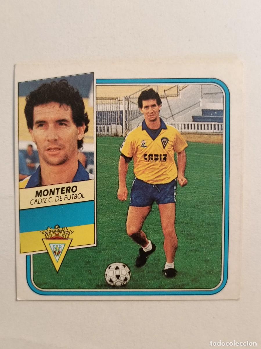 Fu&szlig;ball-Sticker: MONTERO CADIZ C.F. LIGA 89/90 ESTE