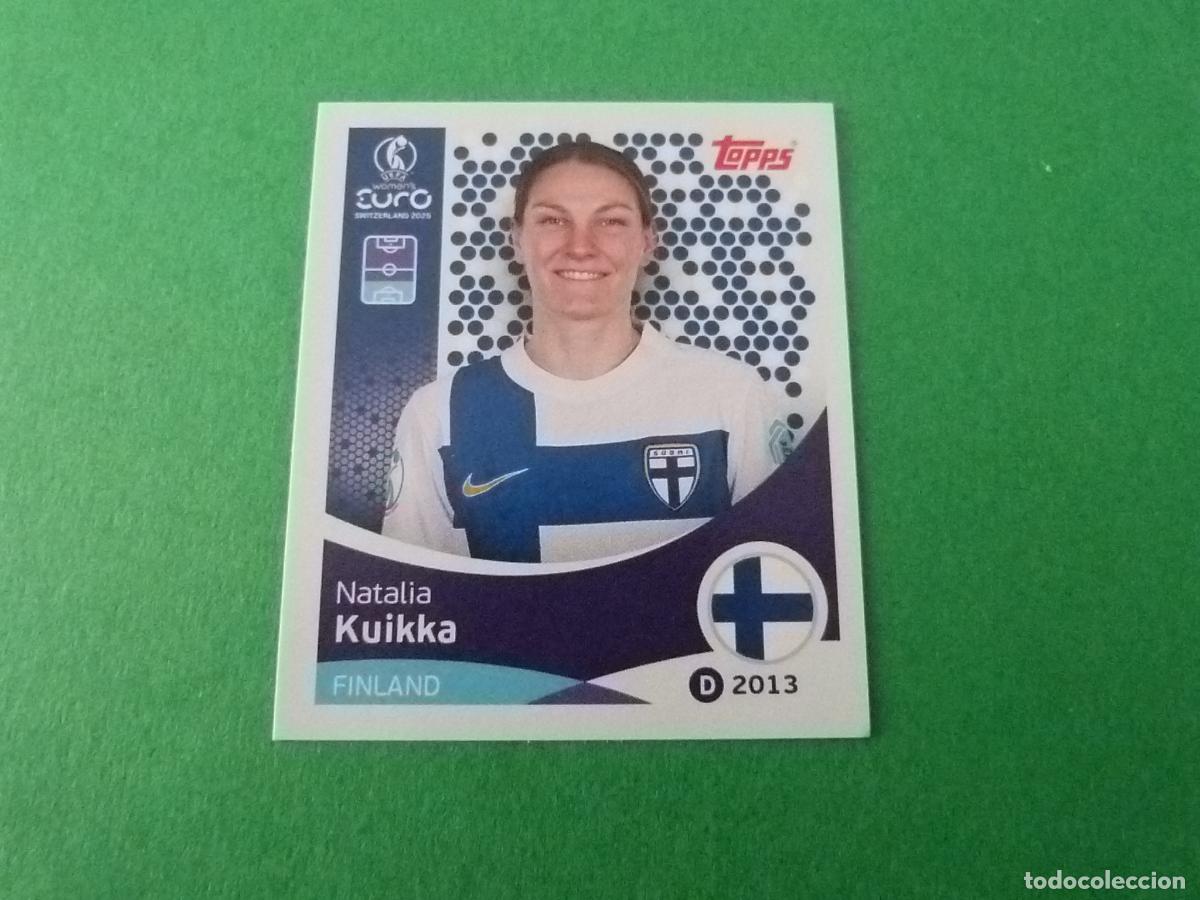 Fu&szlig;ball-Sticker: CROMO FUTBOL KUIKKA FINLANDIA SIN PEGAR N&ordm; 80 EUROCOPA EURO FEMENINA SUIZA 2025 TOPPS