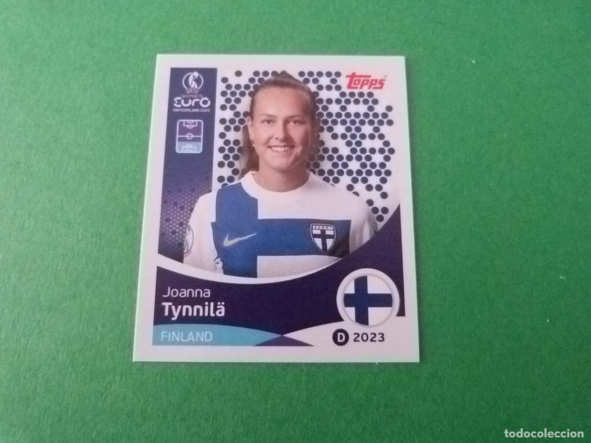 Cromos de F&uacute;tbol: CROMO FUTBOL TYNNIL&Auml; FINLANDIA SIN PEGAR N&ordm; 82 EUROCOPA EURO FEMENINA SUIZA 2025 TOPPS