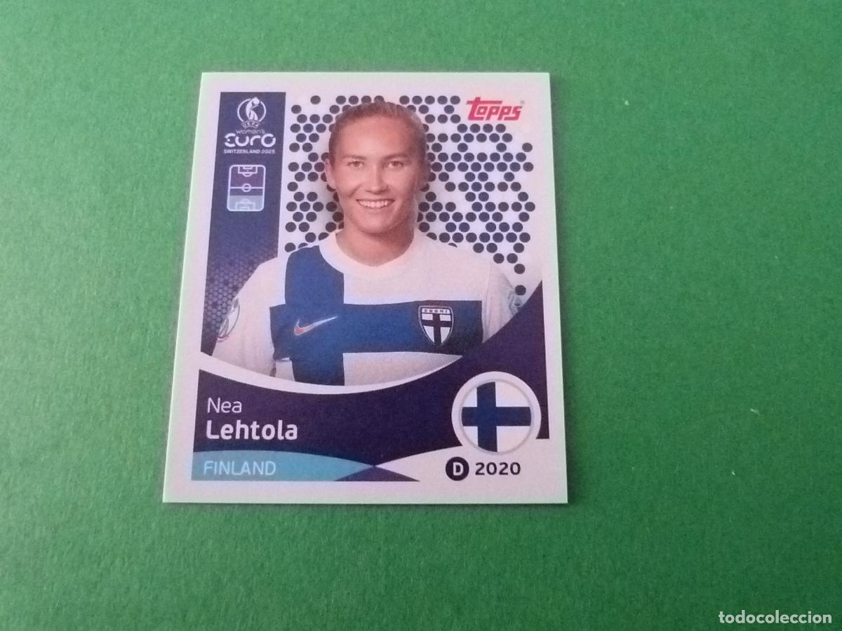 Cromos de F&uacute;tbol: CROMO FUTBOL LEHTOLA FINLANDIA SIN PEGAR N&ordm; 84 EUROCOPA EURO FEMENINA SUIZA 2025 TOPPS