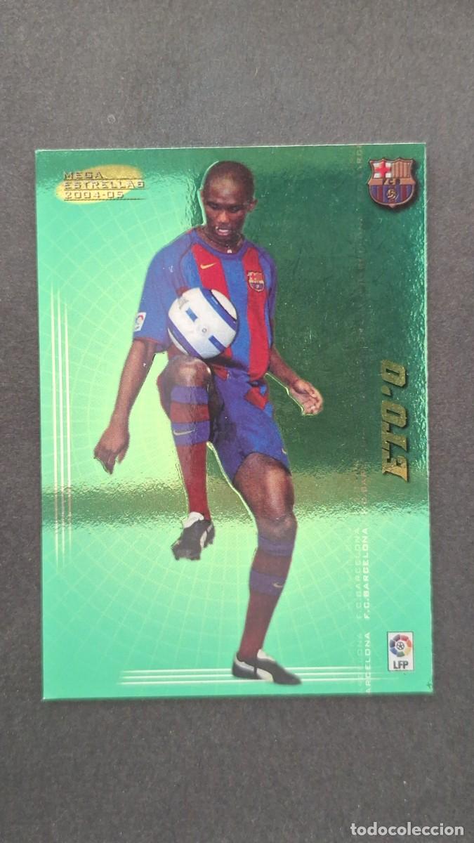 Cromos de F&uacute;tbol: L2 ETO'O F. C. BARCELONA 388 BIS MEGA ESTRELLAS PANINI MEGACRACKS 2004 2005 04 05