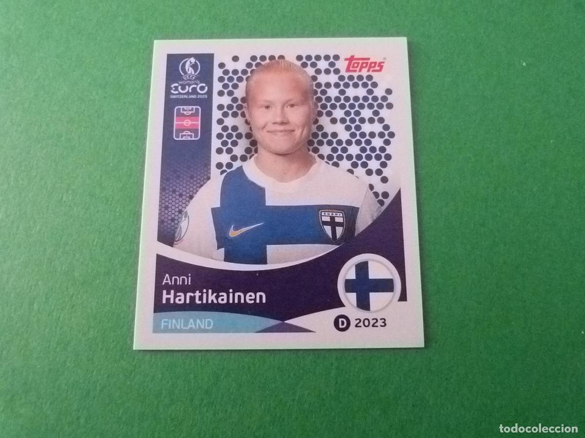 Cromos de F&uacute;tbol: CROMO FUTBOL HARTIKAINEN FINLANDIA SIN PEGAR N&ordm; 89 EUROCOPA EURO FEMENINA SUIZA 2025 TOPPS
