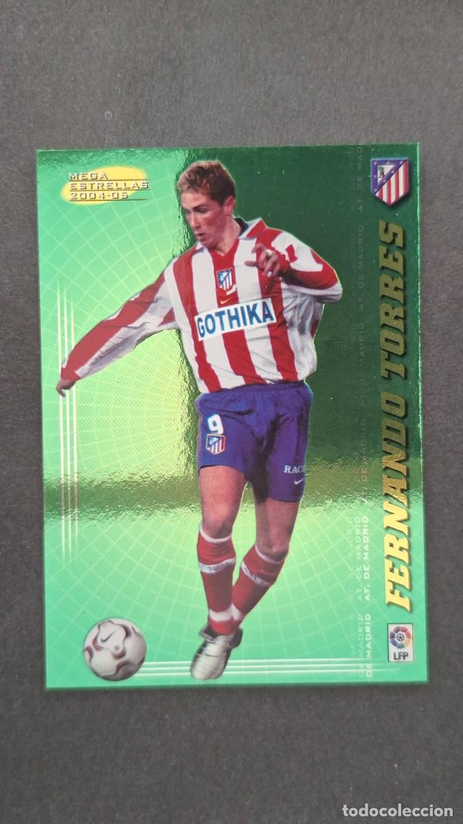 Cromos de F&uacute;tbol: L2 FERNANDO TORRES ATLETICO DE MADRID 392 MEGA ESTRELLAS PANINI MEGACRACKS 2004 2005 04 05