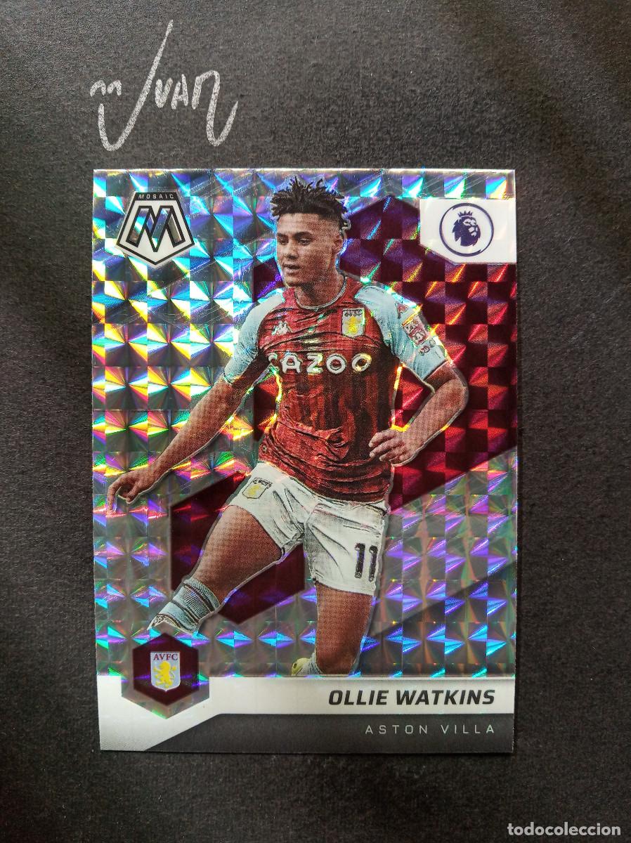 Cromos de F&uacute;tbol: N&ordm; 129 PARALELA PRIZM OLLIE WATKINS ASTON VILLA ⚽ PANINI &reg; MOSAIC PREMIER 2021 2022 21 22 NUEVO