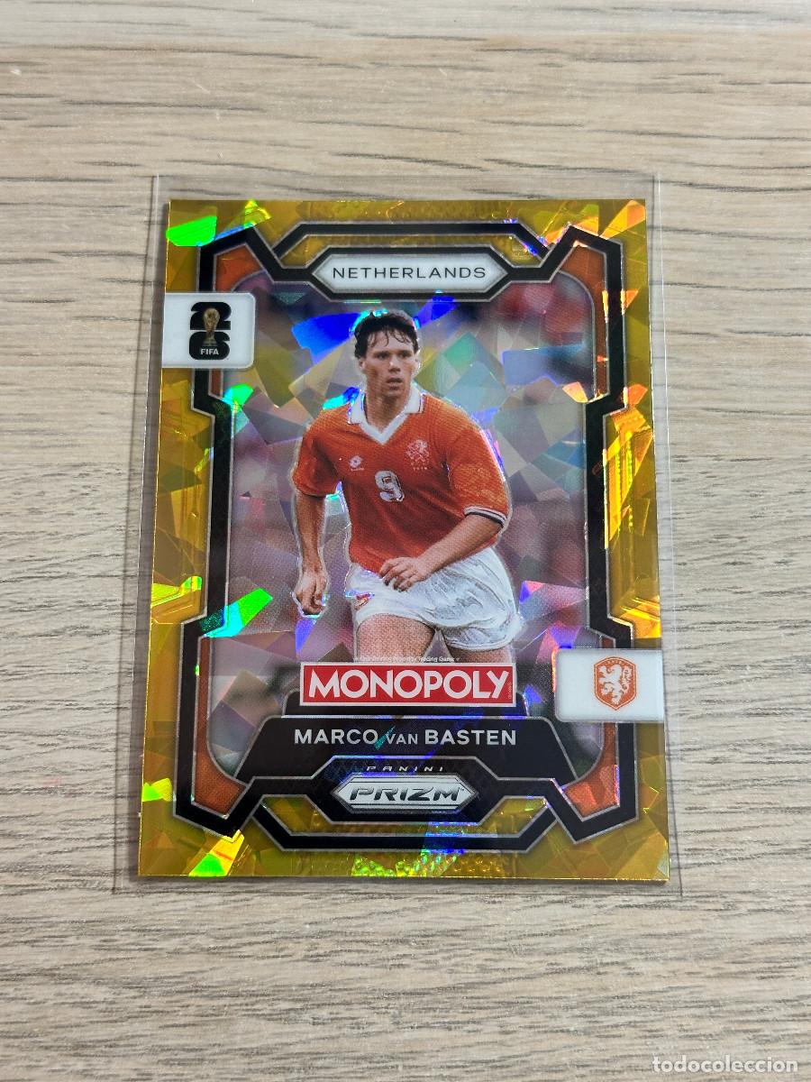 Cromos de F&uacute;tbol: MARCO VAN BASTEN 73 HOLANDA CRACKED GOLD WORLD CUP 2026 PANINI PRIZM MONOPOLY