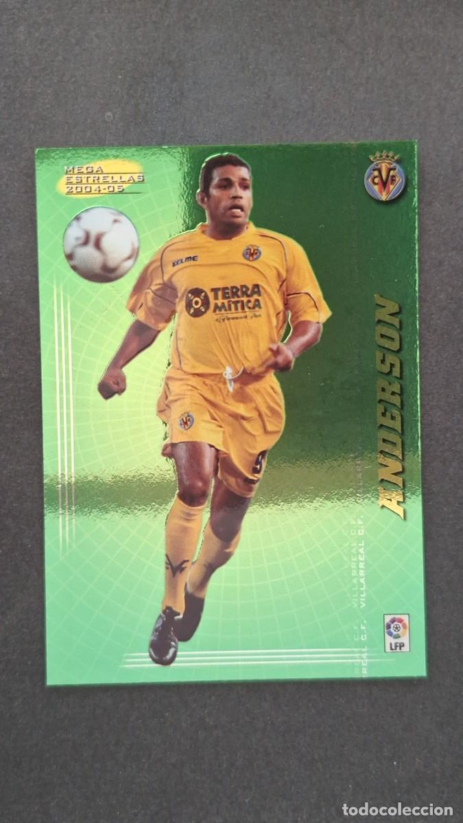 Cromos de F&uacute;tbol: L2 ANDERSON VILLARREAL C. F. 393 MEGA ESTRELLAS PANINI MEGACRACKS 2004 2005 04 05