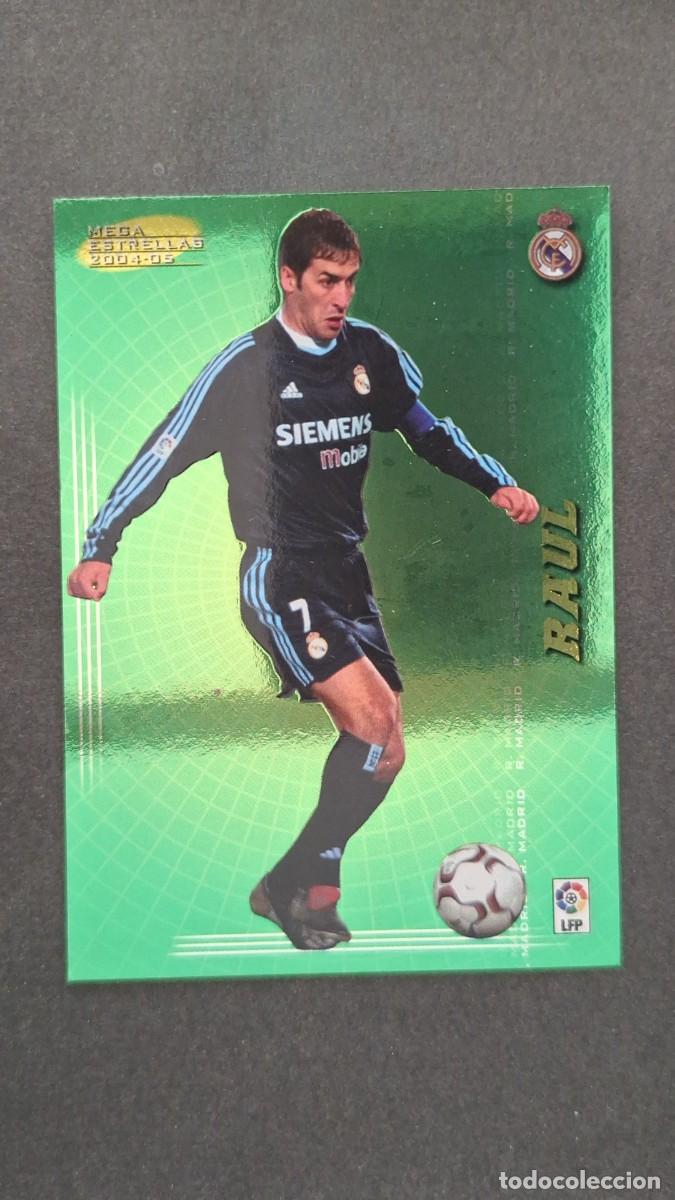 Cromos de F&uacute;tbol: L2 RAUL REAL MADRID 394 MEGA ESTRELLAS PANINI MEGACRACKS 2004 2005 04 05